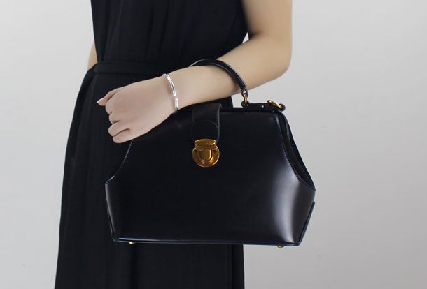 Genuine Leather handbag purse shoulder bag red for women leather crossbody bag