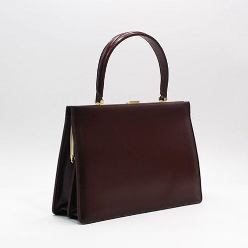 Square Leather Frame Ladies Handbags Purses