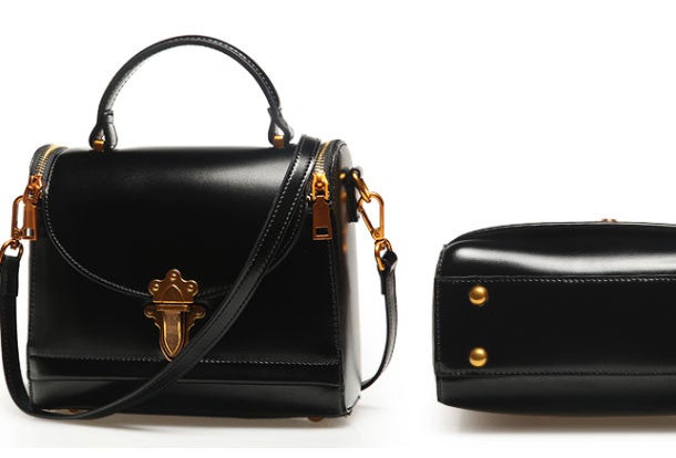 Genuine Leather handbag Womens Fashion shoulder bag for women leather Side bag