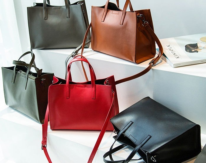 Stylish Leather Womens Handbag Work Purse Shoulder Tote Bag for Women