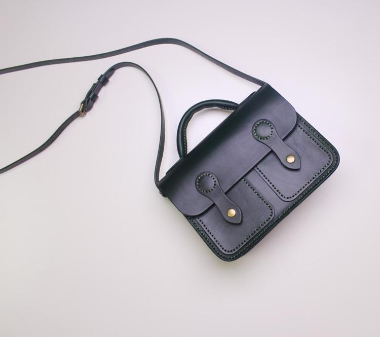 Cute Minimalist Leather Small Satchel Bags Womens