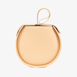 Small Round Shoulder Circle Clutch Bag