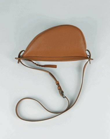 Cute Brown Leather Womens Sling Bag