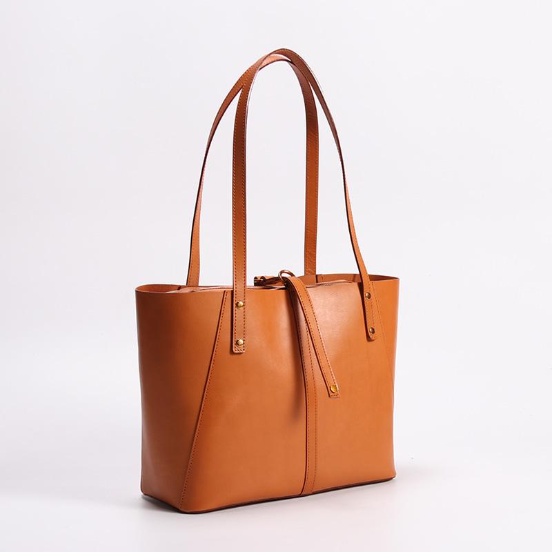 Genuine Leather Tote Handbag Shopping Bag Bag Purse