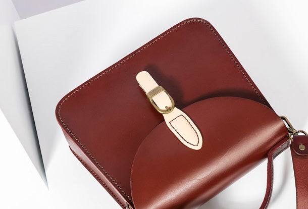 Handmade Genuine Leather Handbag Bag Crossbody Bag Shoulder Bag Purse For Women
