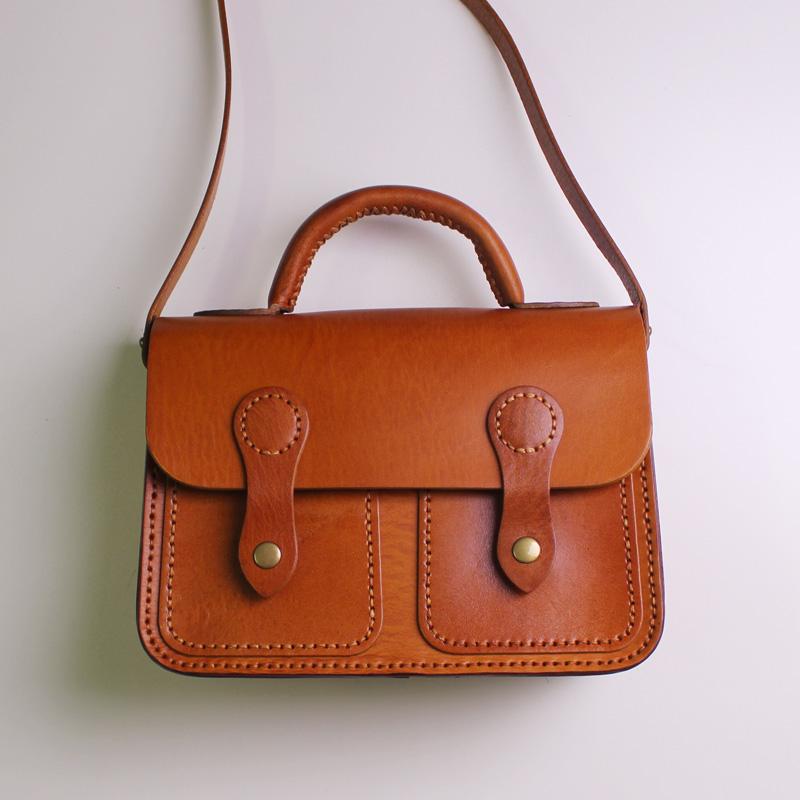 Women Leather Small Satchel Bags