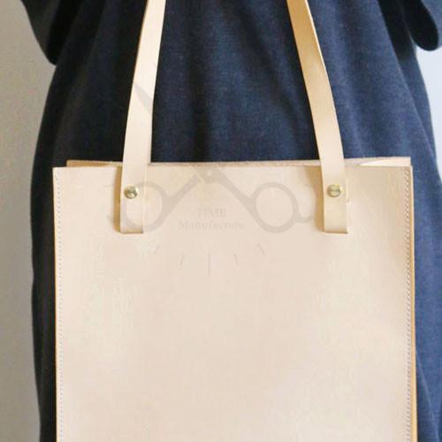 Vegetable Tanned Handmade Leather Tote Bag