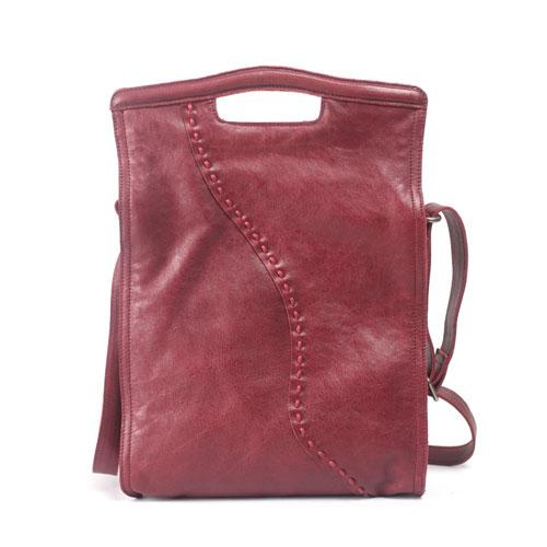 Minimalist Women Red Leather Single Shoulder Bags