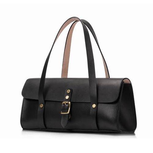 Genuine Leather Handmade Horizontal Satchel  Bag Purse