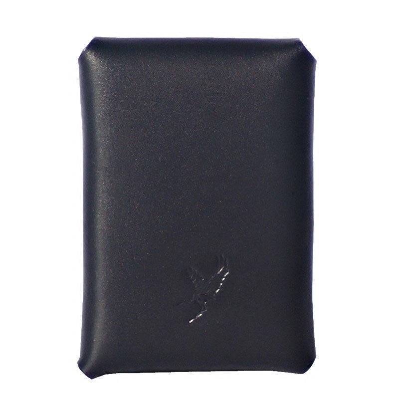 Handmade LEATHER Black Womens Small Card Wallet Leather Change Wallet FOR Women