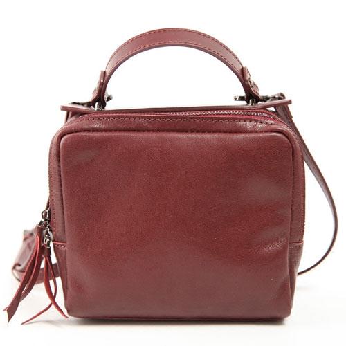 Vintage Womens Best Black Leather Women's Small Square Handbag Side Bag Crossbody Bag Purse for Ladies