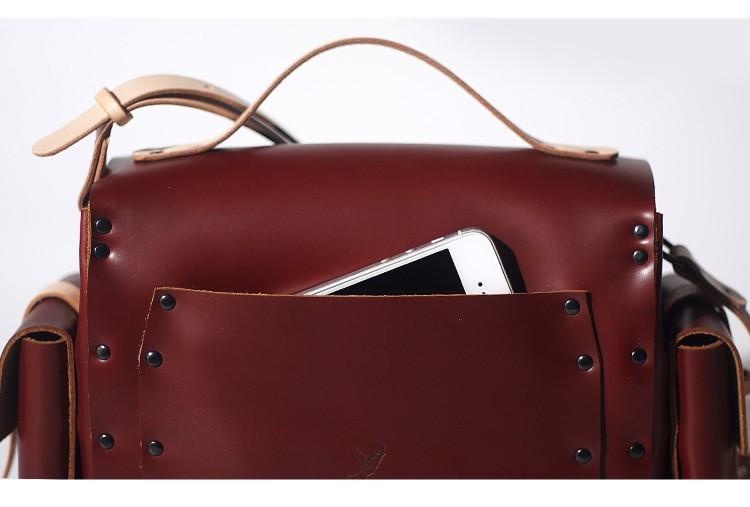 Leather Camera Messenger Satchel Bags