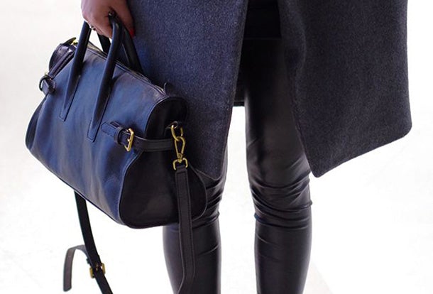 Handmade Genuine Leather Large Handbag Shopper Bag Crossbody Bag Shoulder Bag Purse For Women