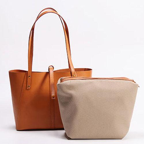 Genuine Leather Tote Handbag Shopping Bag Bag Purse