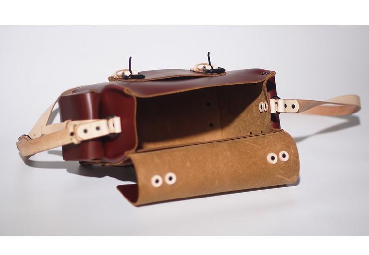 Leather Camera Messenger Satchel Bags