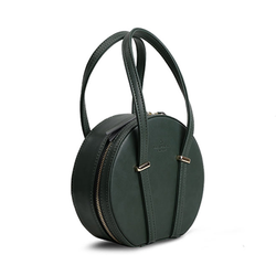 Small Round Circle Purse Green Handbags