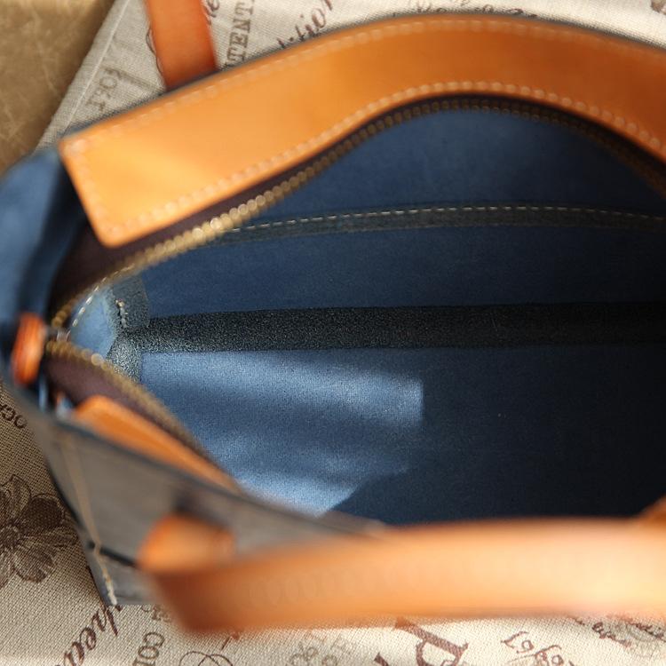 Large Capacity Women's Leather Satchel Crossbody Bag