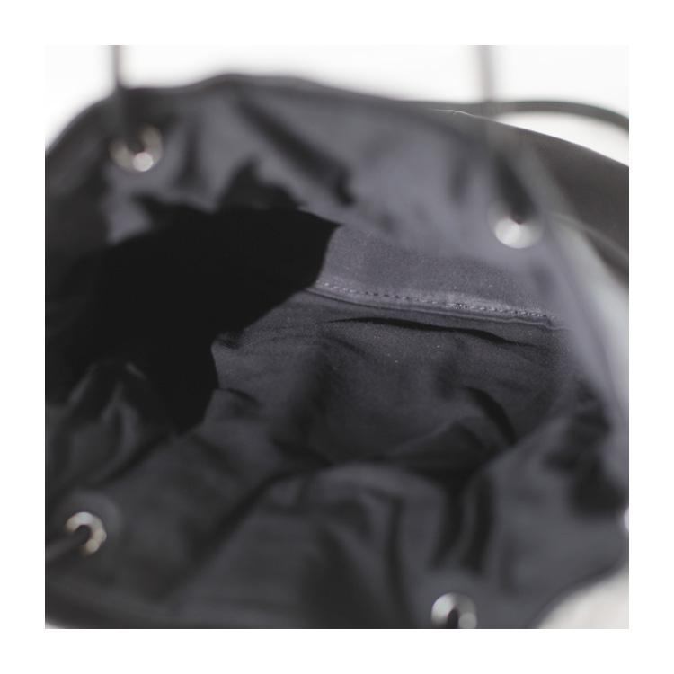 Black Soft Leather Bucket Shoulder Bag