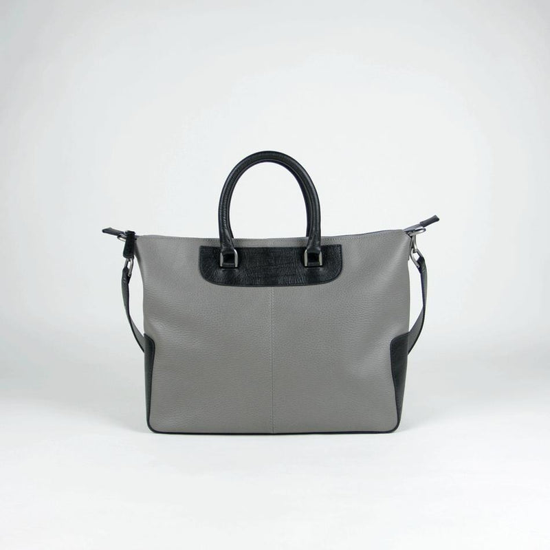 Classic Large Womens Black Leather Work Handbag Purse Leather Shoulder Purse Bag for Ladies