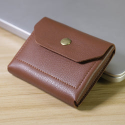 Cute Women Black Leather Billfold Card Wallet Coin Wallets Mini Change Wallets For Women
