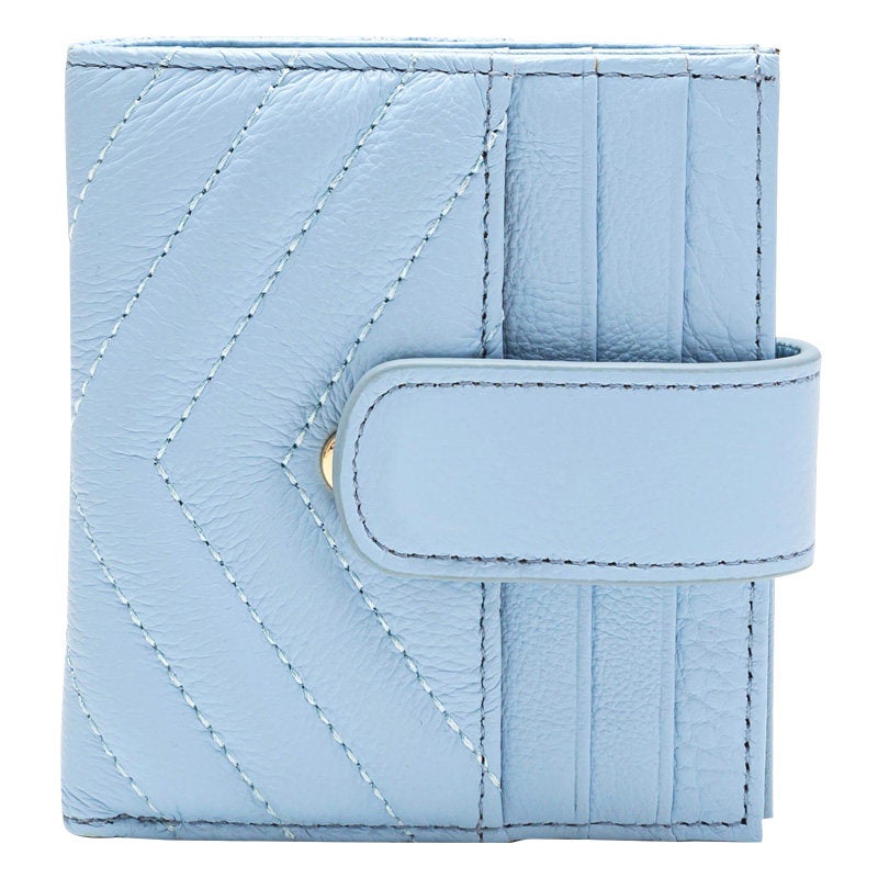 Cute Women Blue Leather Card Holder Small Card Wallet Card Holder Small Wallet Credit Card Holder For Women