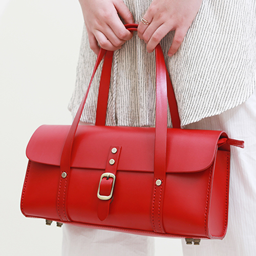 Trendy Handmade Genuine Leather Satchel Bag for Women
