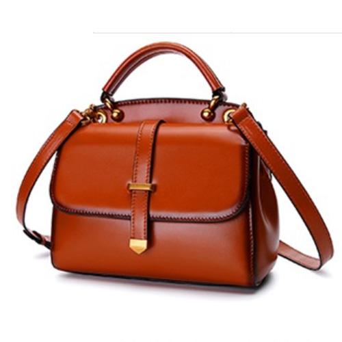 Womens Leather Small Satchel Handle Bags Purse