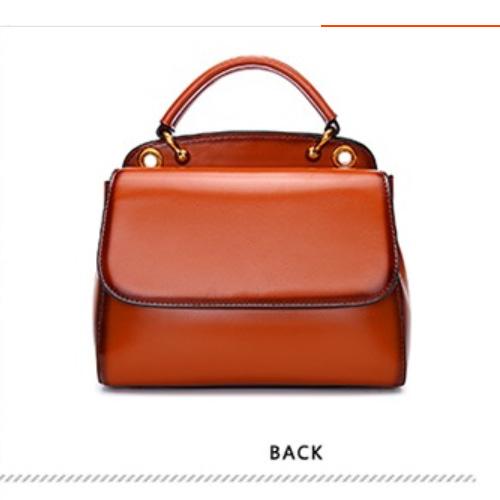 Sophisticated Female Small Leather Satchel Handbags