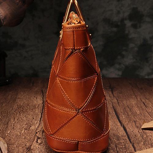 Small Green Womens Leather Tote Bags Small Tote Handbags Brown Shoulder Tote Purse for Ladies
