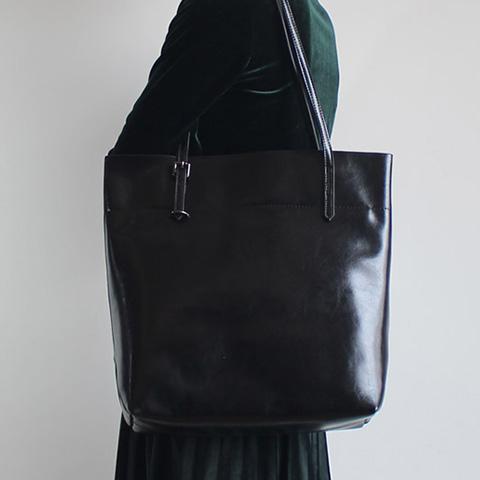 Womens Leather Vertical Tote Bag Best Leather Tote Bags
