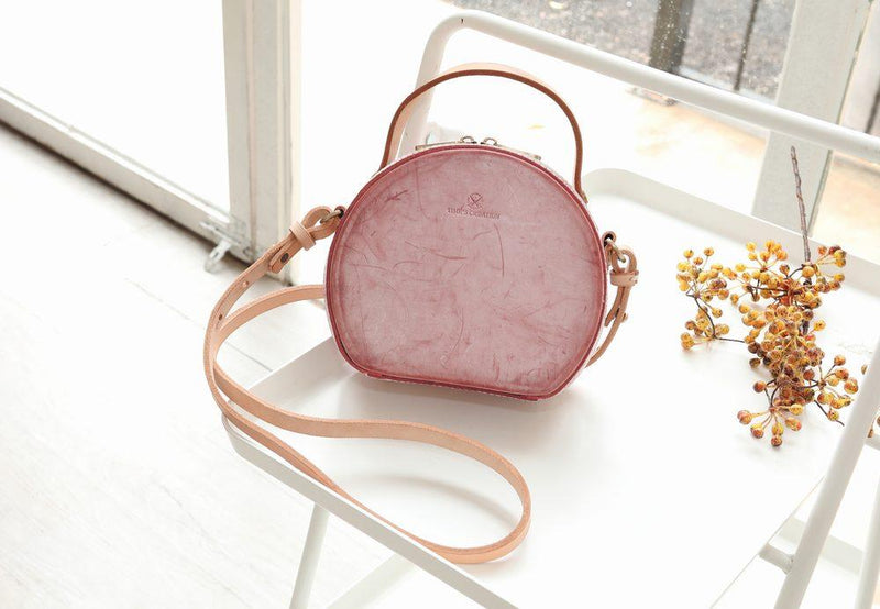 Foggy Leather Circle Round Shoulder Bags