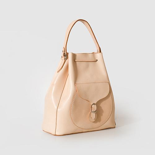 Cute Handmade Leather Bucket Handbags