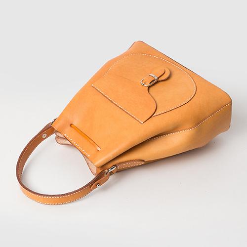 Cute Handmade Leather Bucket Handbags