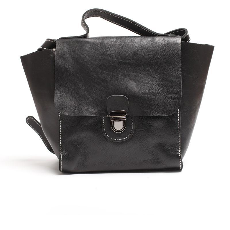 Black WOmens Leather Satchel Handbag Women's Phantom Satchel Bucket Handbag Purse for Ladies