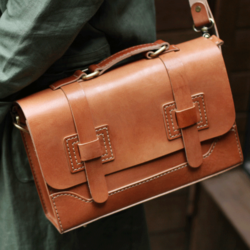 Womens Leather Satchel Bag Purse