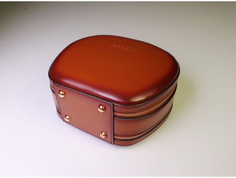 Leather handbag shoulder bag brown for women leather crossbody bag