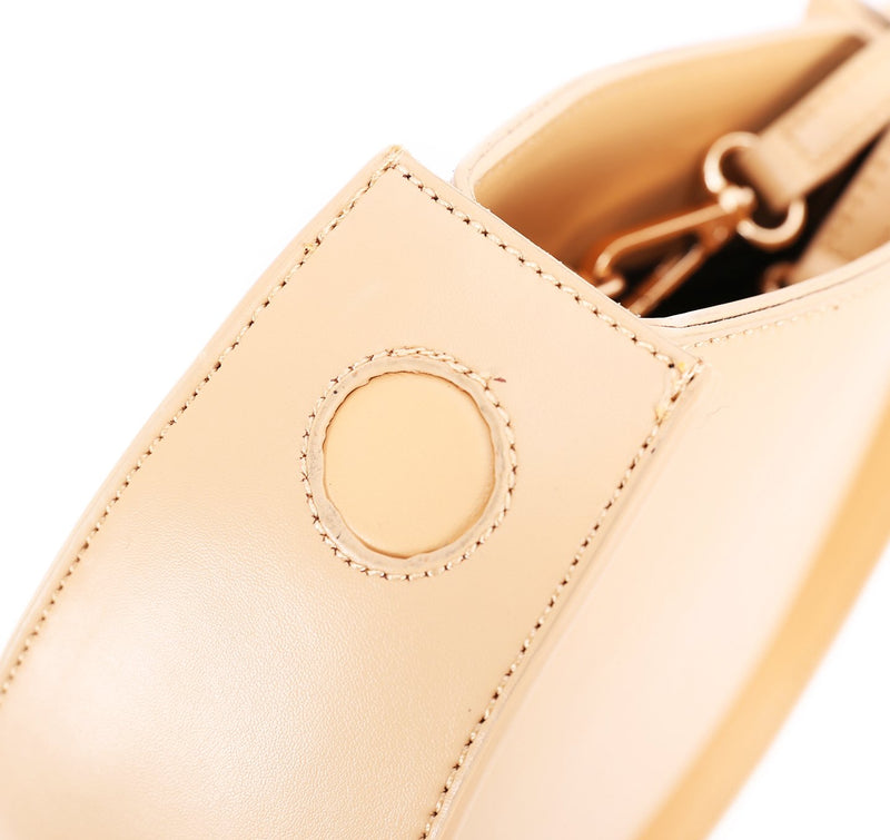 Lovely Chic Small Leather Circle Shoulder Bags