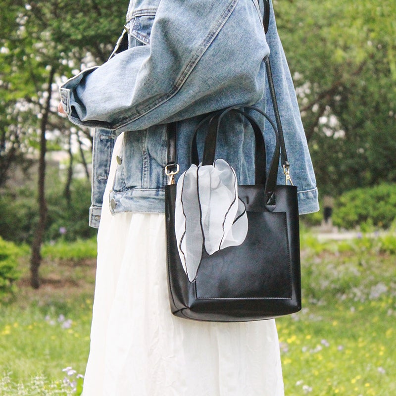 Leather Womens Small Tote Bag Handbag Shoulder Bag For Women