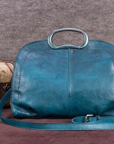 Vintage Womens Leather Handbag Stylish Shoulder Bag Purse For Women