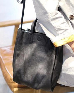 Fashion Leather Black Womens Vertical Tote Bags For Work Zip Top Tote Handbag Shoulder Bag Purse