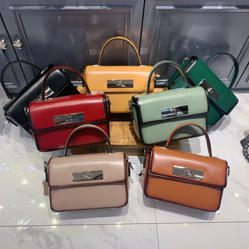Small Leather Womens Satchel Bags Purses