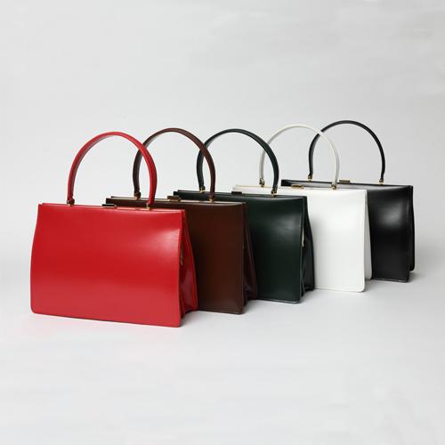 Practical Square Leather Frame Handbags Ladies