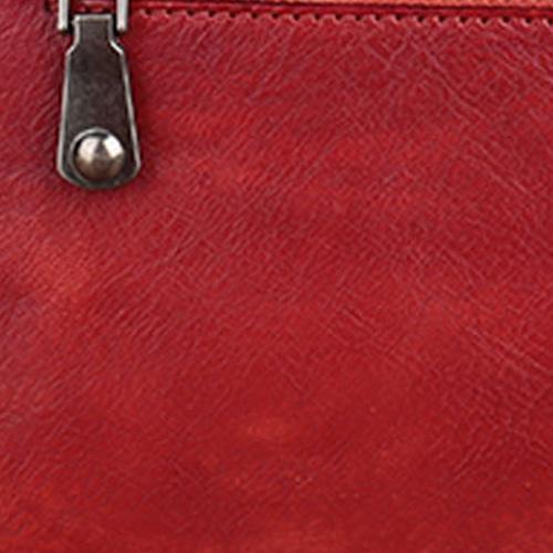 Fashion Womens Brown Leather Satchel Handbag Small Red Satchel Bag Crossbody Bags for Ladies