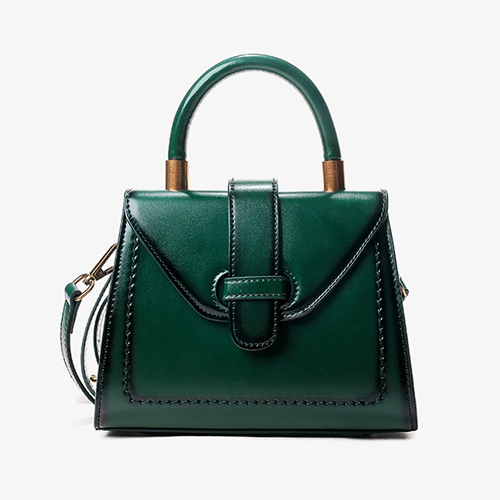 Elegant Female Green Small Satchel Crossbody Bags