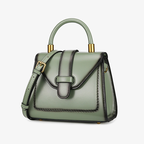 Elegant Female Green Small Satchel Crossbody Bags