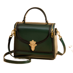 Luxurious Leather Small Satchel Handbags Ladies